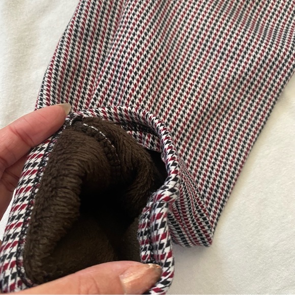 Faux fur, square tricolored pants - Picture 7 of 7